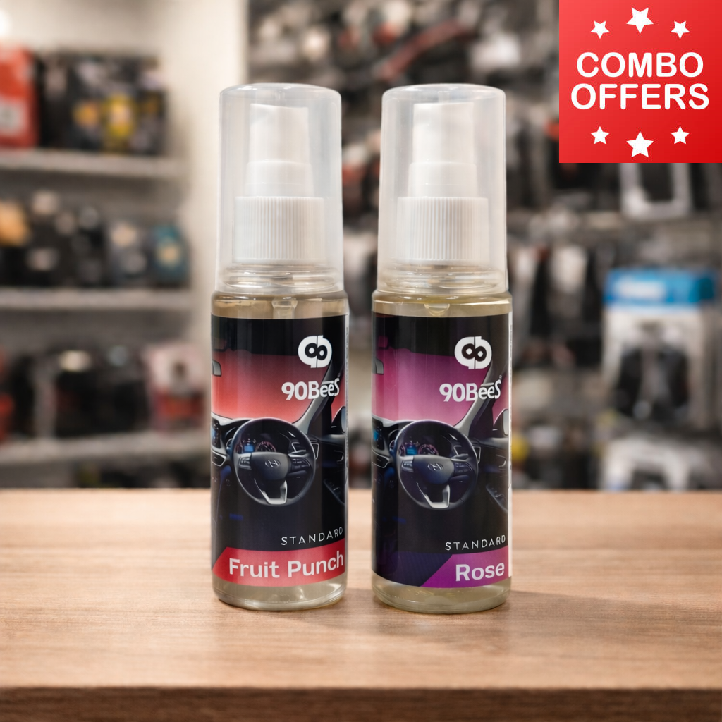 Combo Offer Standard Car Perfume Fruitpunch Rose