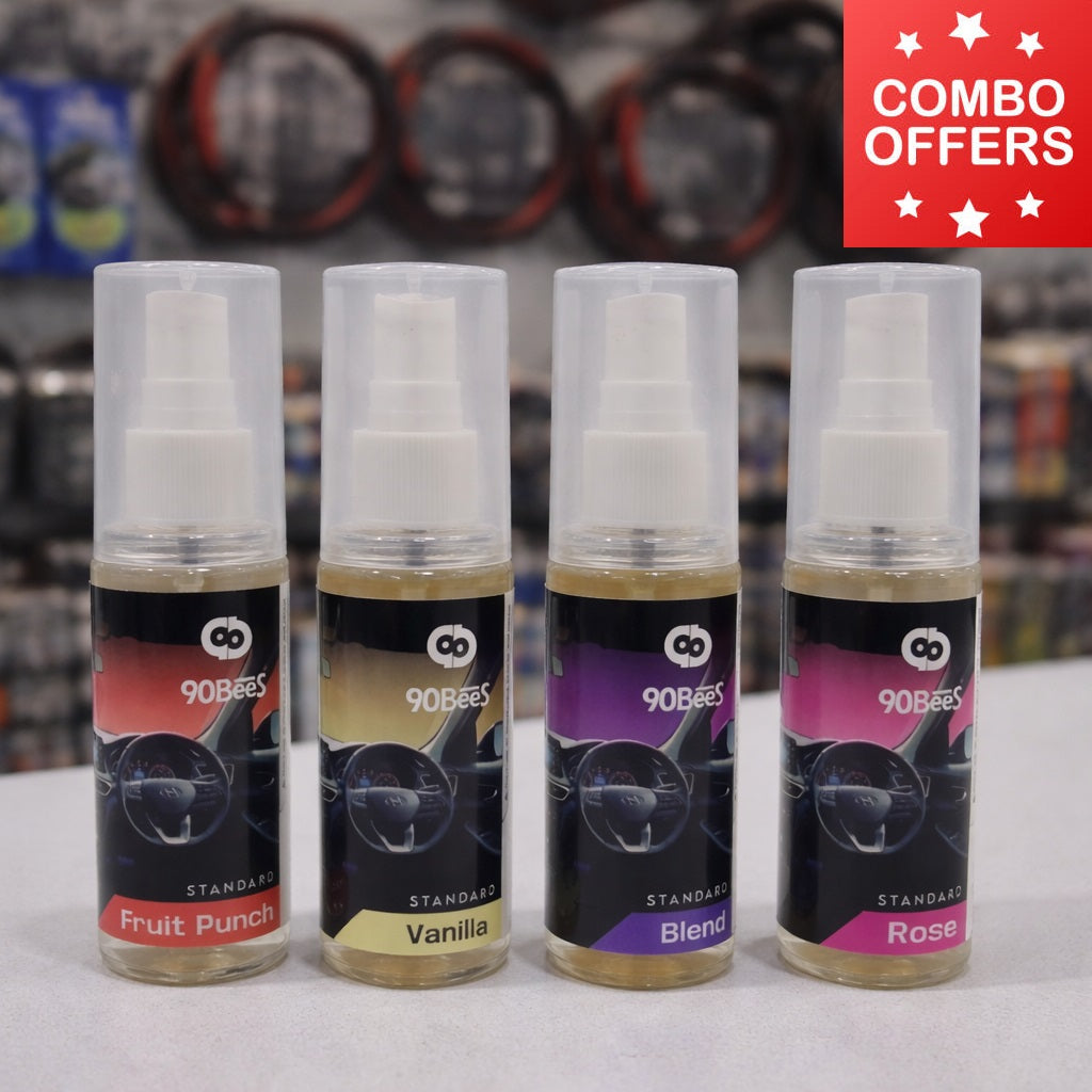 Combo Offer Standard Car Perfume Blend Fruit Punch Vanilla Rose