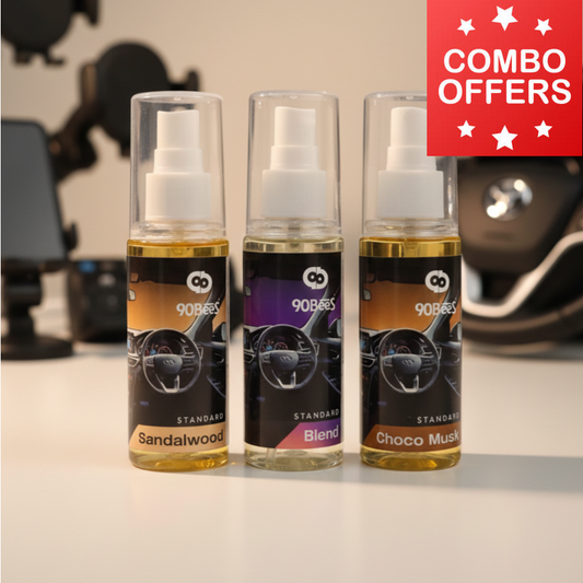 Combo Offer Standard Car Perfume Sandalwood Blend Chocomusk