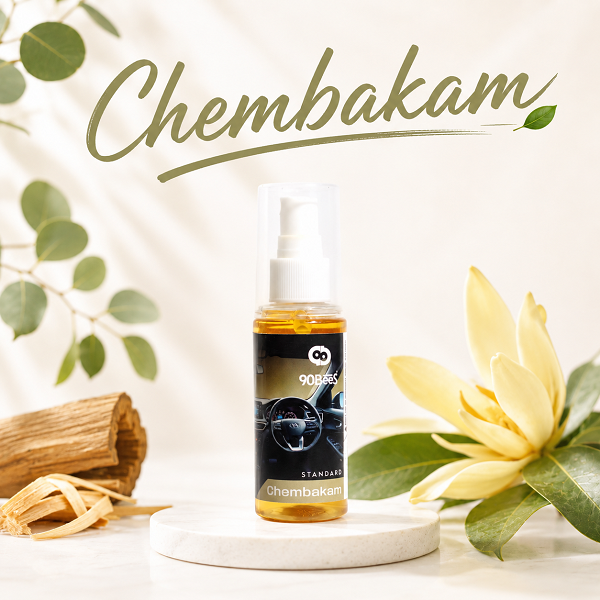 90bees chembakam car perfume standard
