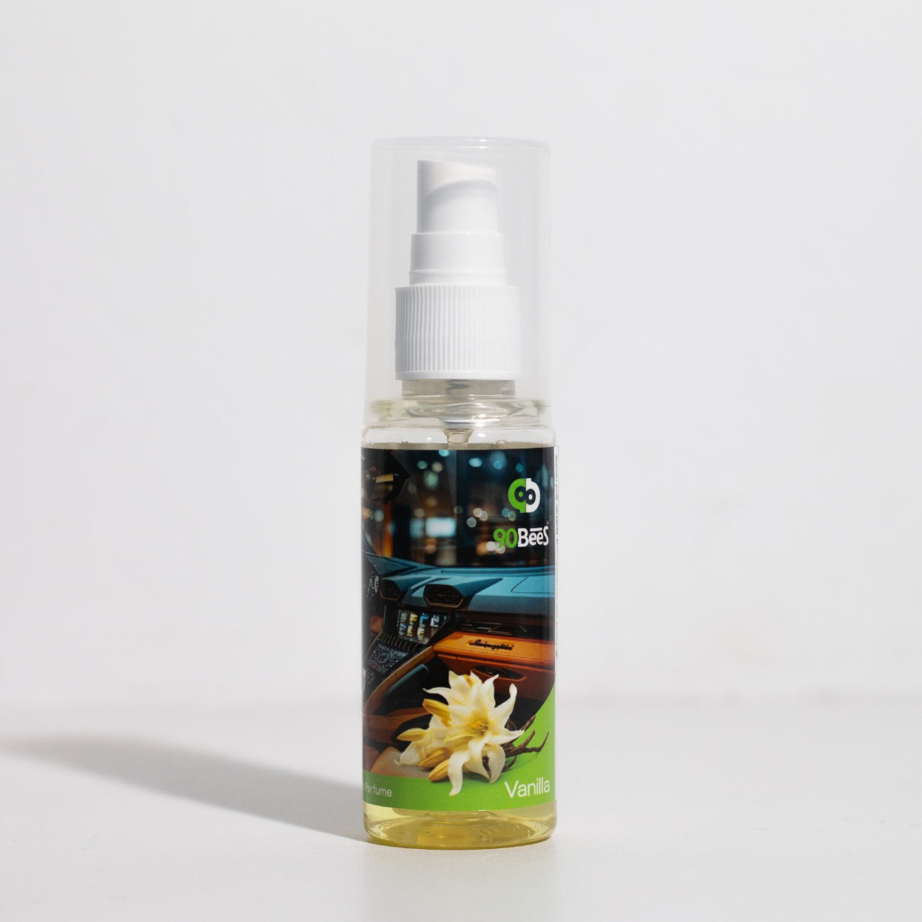 90Bees Vanilla Car Perfume Premium| Long Lasting Car Air Freshener