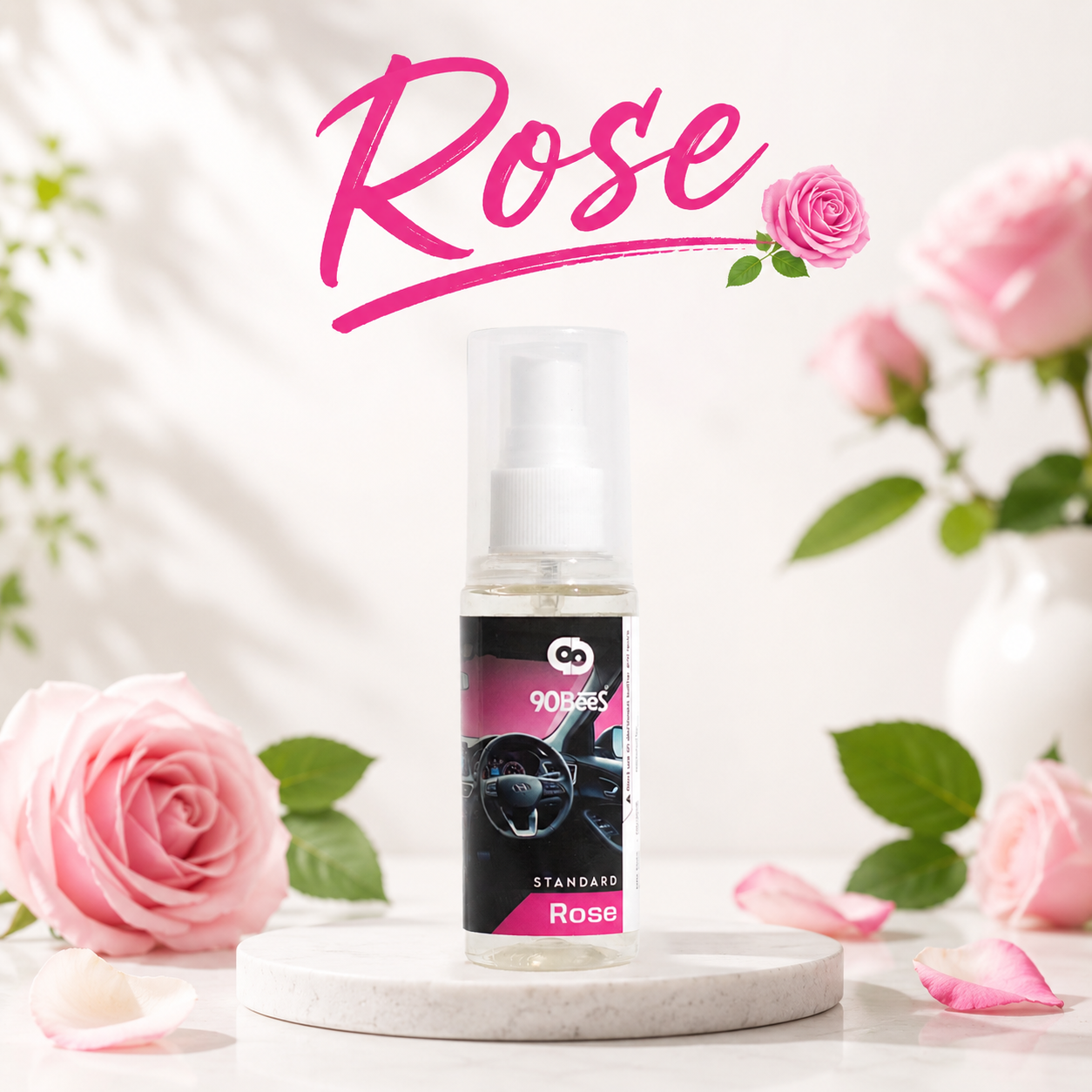 90bees rose car perfume- standard