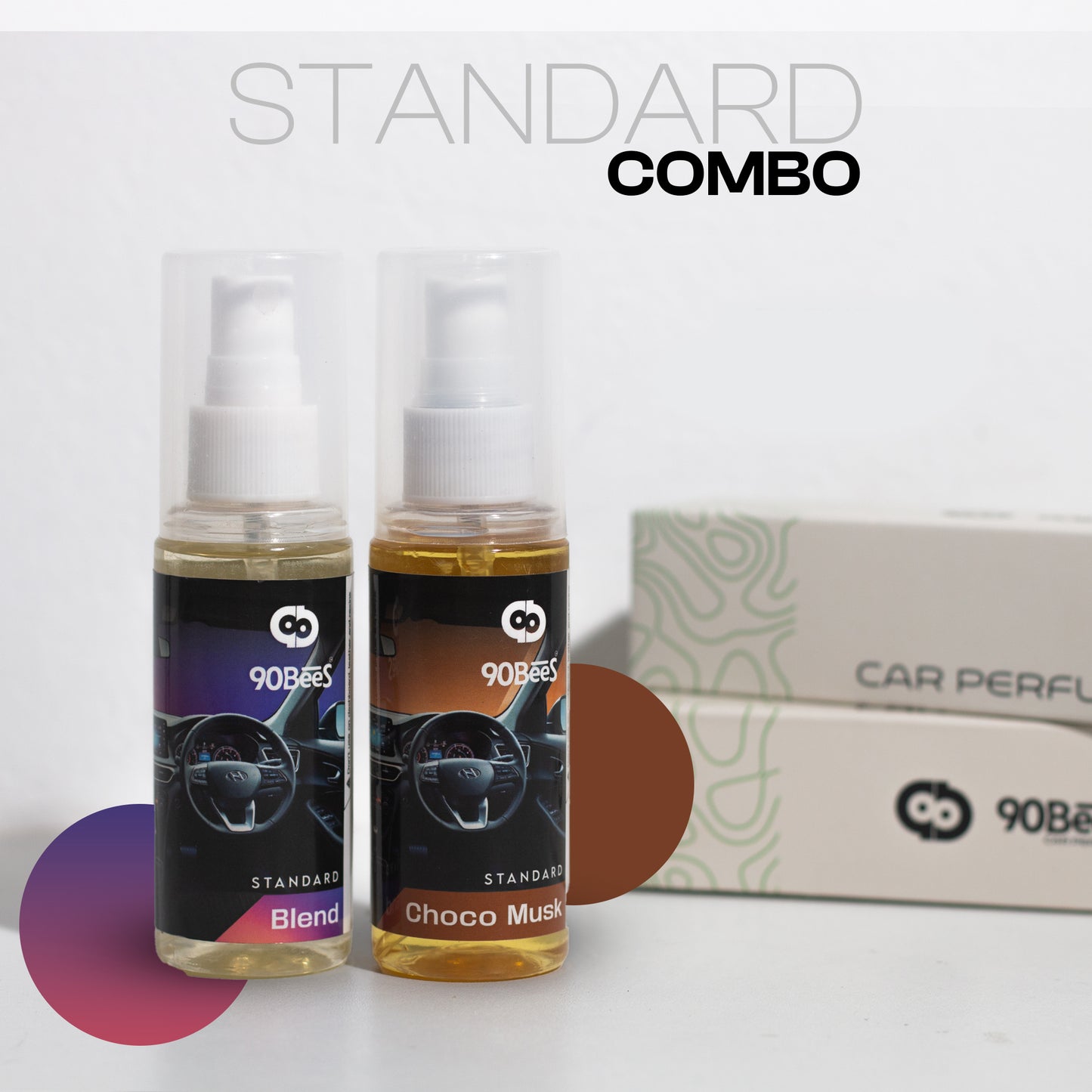 Combo Offer Standard Car Perfume ChocoMusk Blend