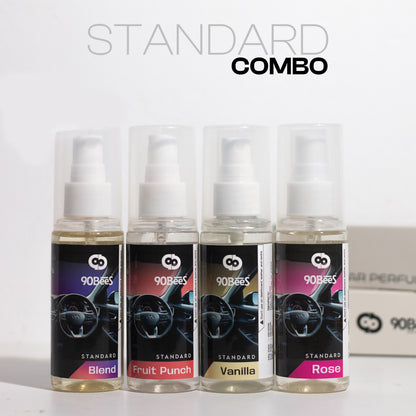 Combo Offer Standard Car Perfume Blend Fruit Punch Vanilla Rose