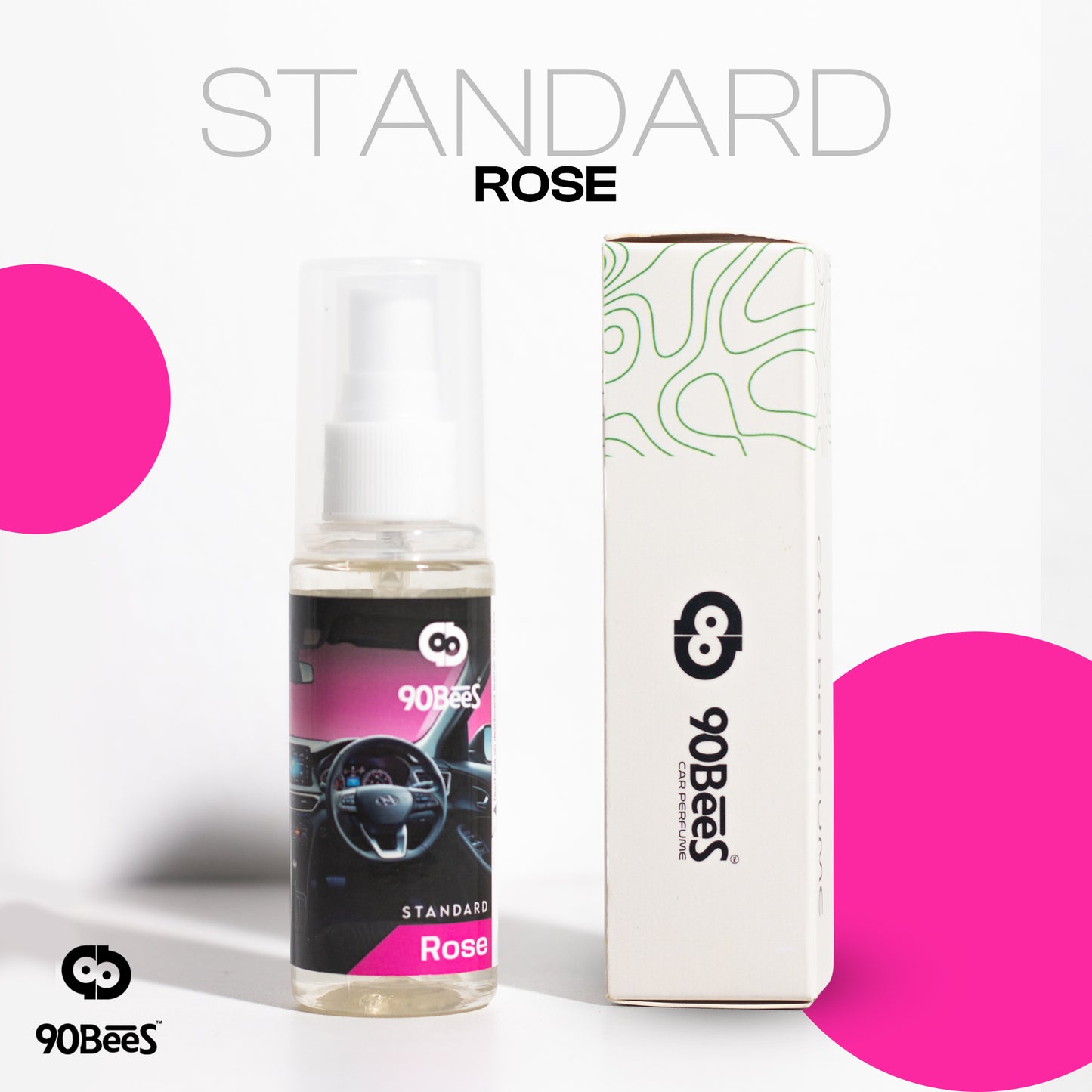 Rose Standard Car Perfume