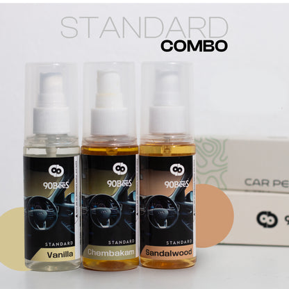 Combo Offer Standard Car Perfume Vanilla Chembakam Sandalwood